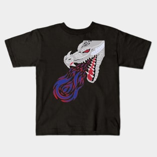 My old logo coming out of a dragon Kids T-Shirt